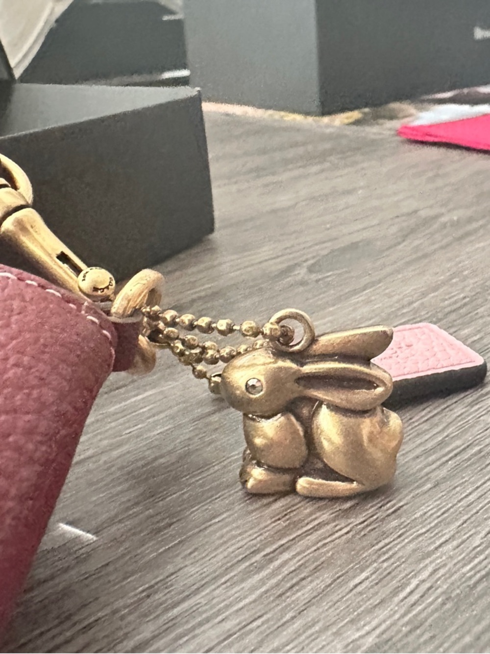 NWT COACH Lunar New Year Small Wristlet
With Rabbit - Picture 5 of 7